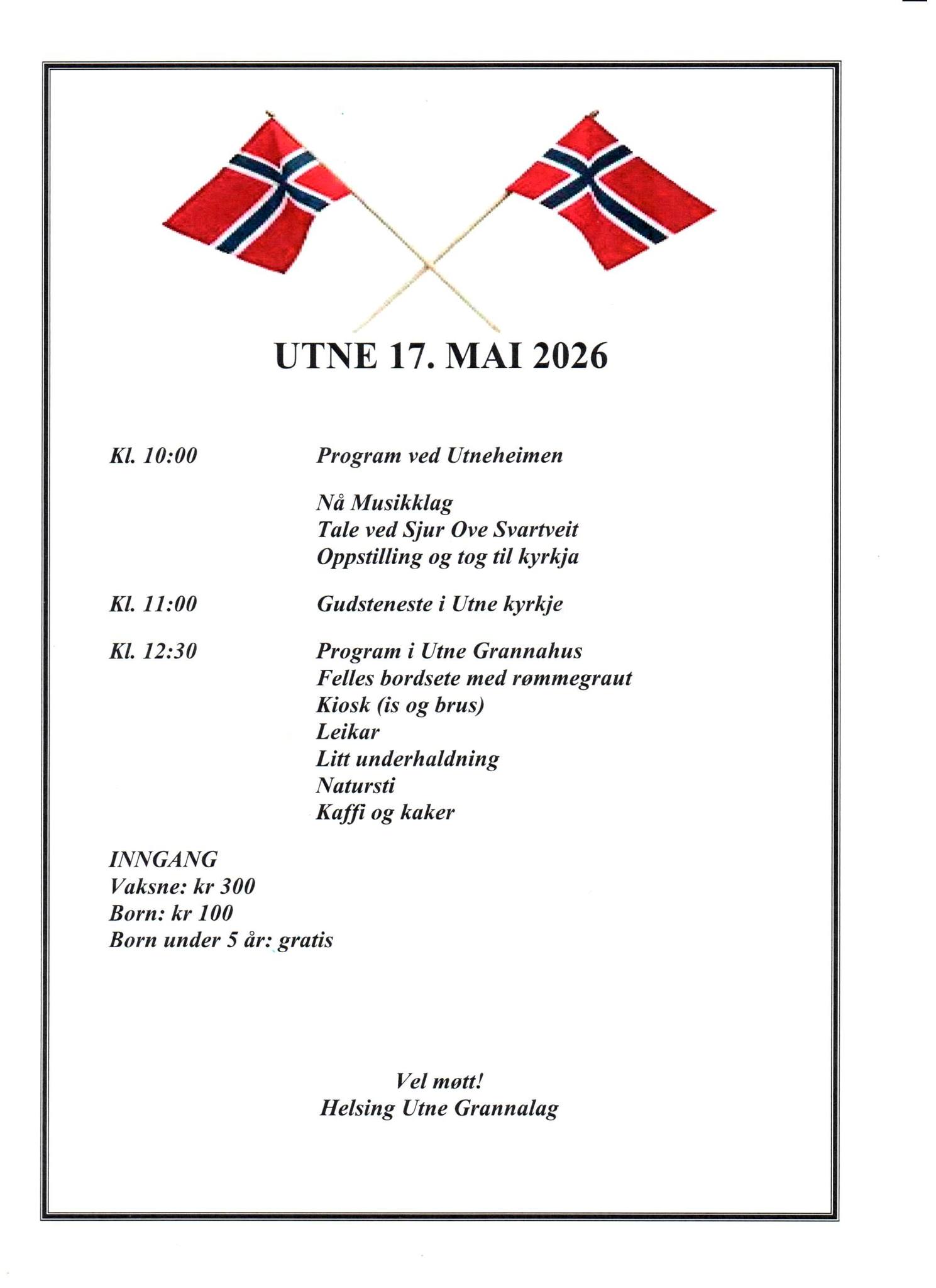 17. mai 2023 på Utne
