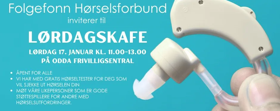 Lørdagskafe med Hørselsforbundet i Folgefonn