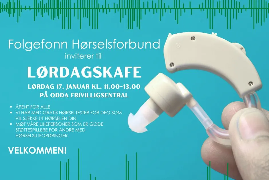 Lørdagskafe med Hørselsforbundet i Folgefonn
