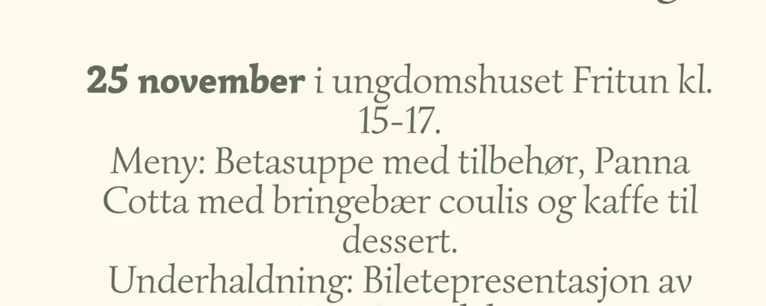 Seniormiddag med Torsnes Ungdomslag