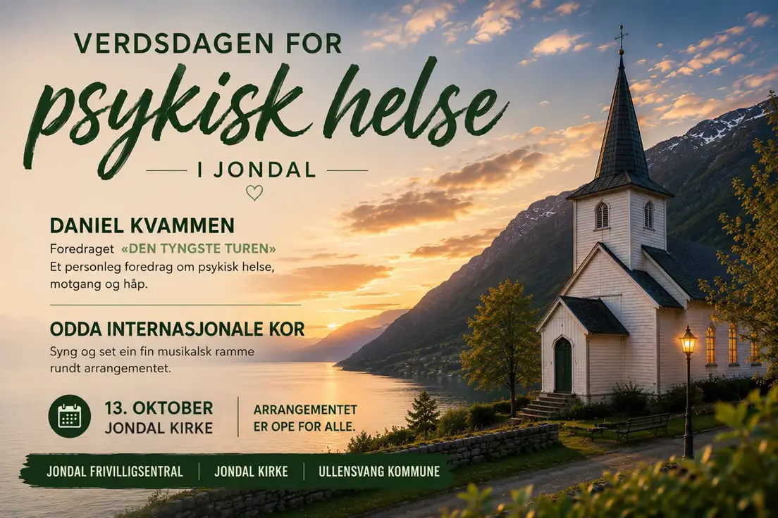 Verdensdagen for psykisk helse med Daniel Kvammen