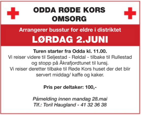 Busstur for heimebuande eldre i Ullensvang kommune