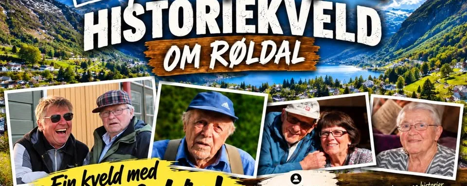 Film, foto og historiekveld om Røldal