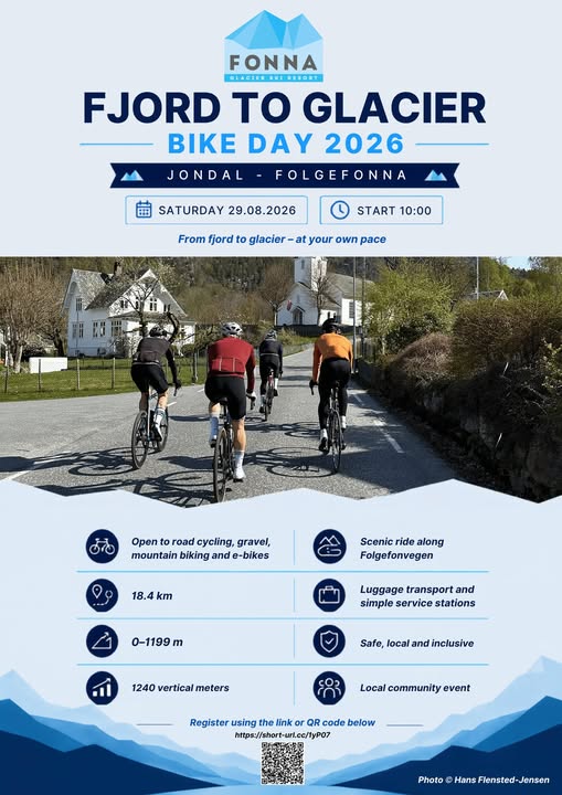 FJORD TO GLACIER Bike Day 2026