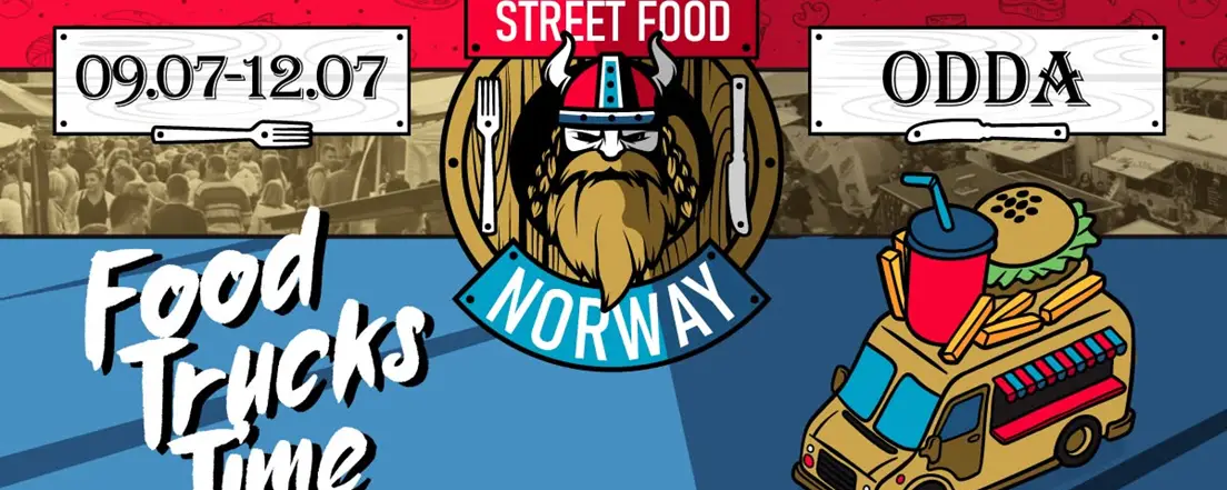 Food Truck Festival i Odda - Street Food Norway Tour 2026