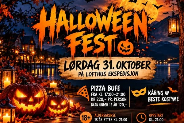 Halloweenfest på Lofthus Ekspedisjon