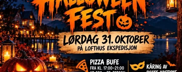 Halloweenfest på Lofthus Ekspedisjon