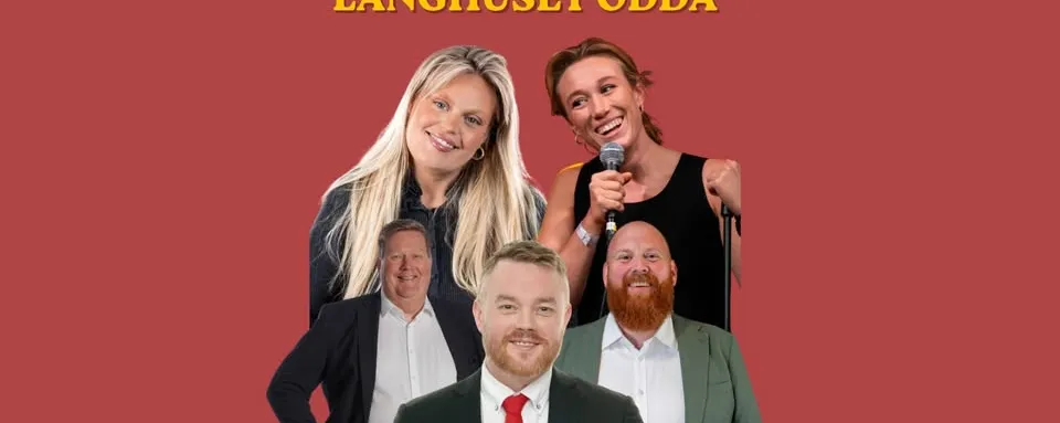 Humorgalla i langhuset