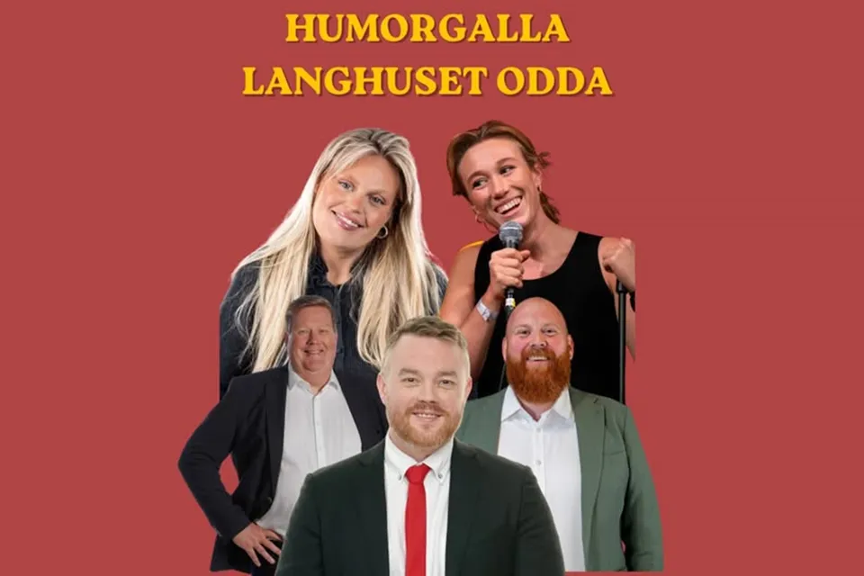 Humorgalla i langhuset