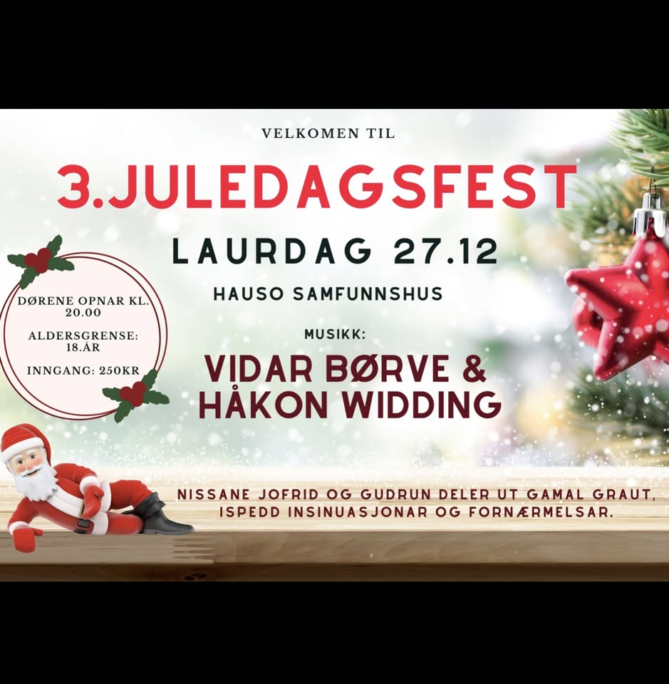 3. juledagsfest