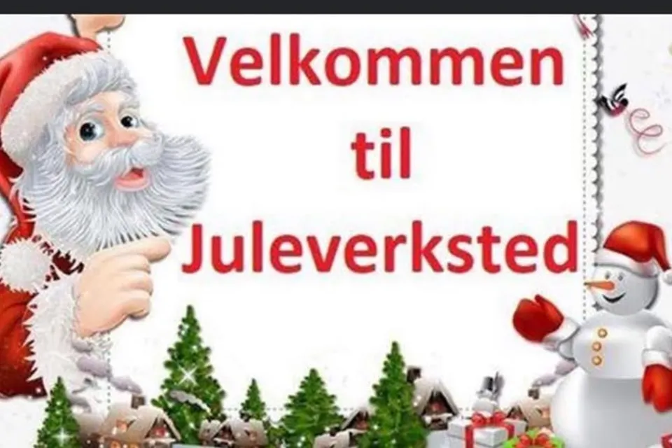 Juleverkstad  i gamlastovo