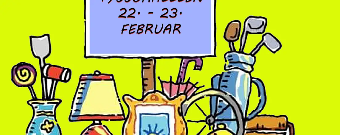 Loppemarknad i Tyssohallen