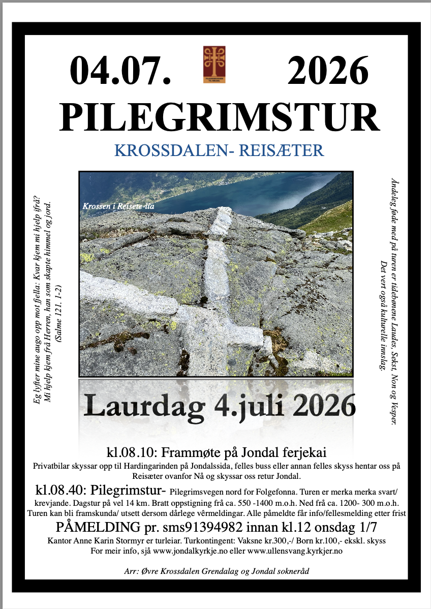 Pilegrimstur - Krossdalen - Reisæter