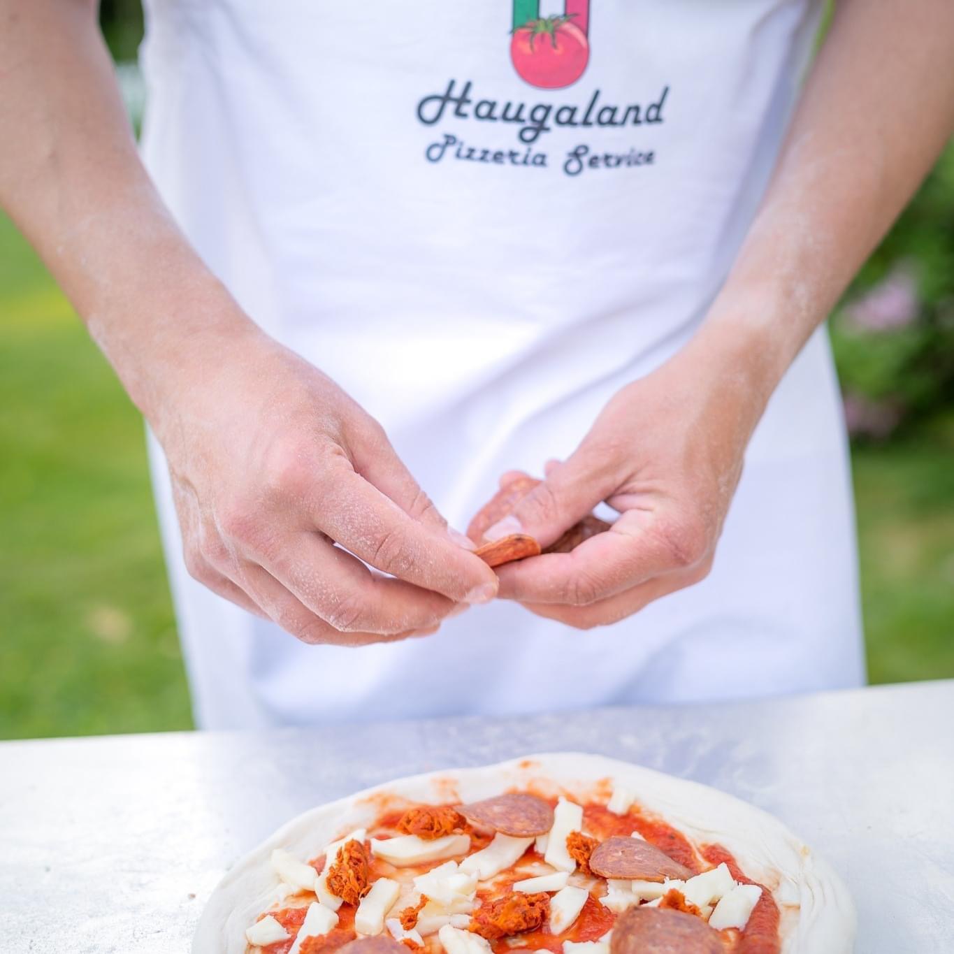 Pizzakveld på Solfonn Restaurant og bar