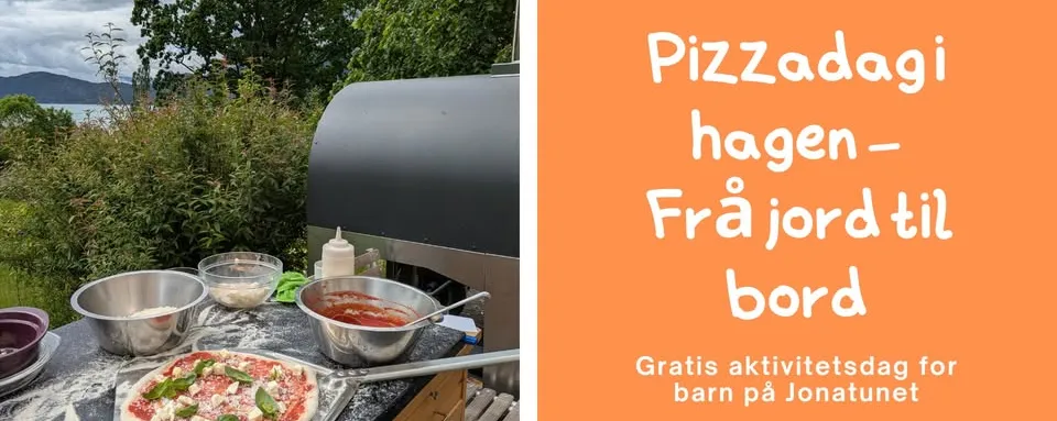 Pizzadag for barn på Jonatunet
