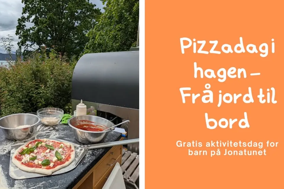 Pizzadag for barn på Jonatunet