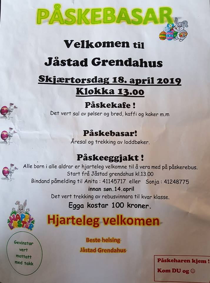 Påskebasar & Quiz