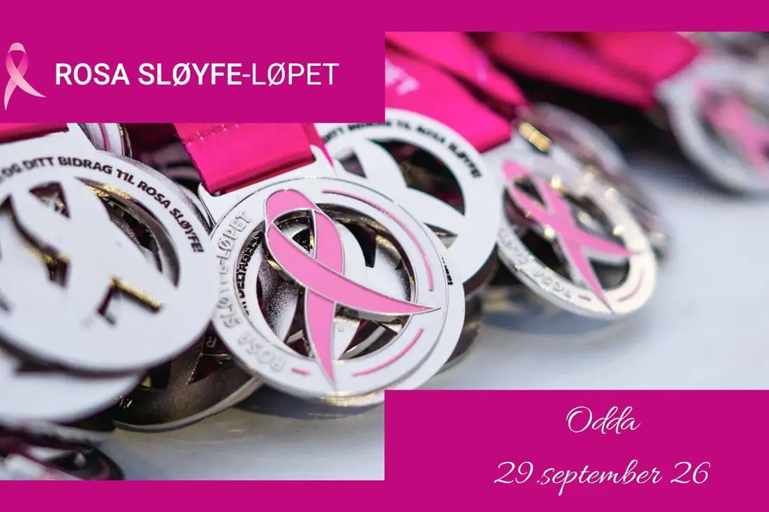 Rosa sløyfe-løpet Odda 2026
