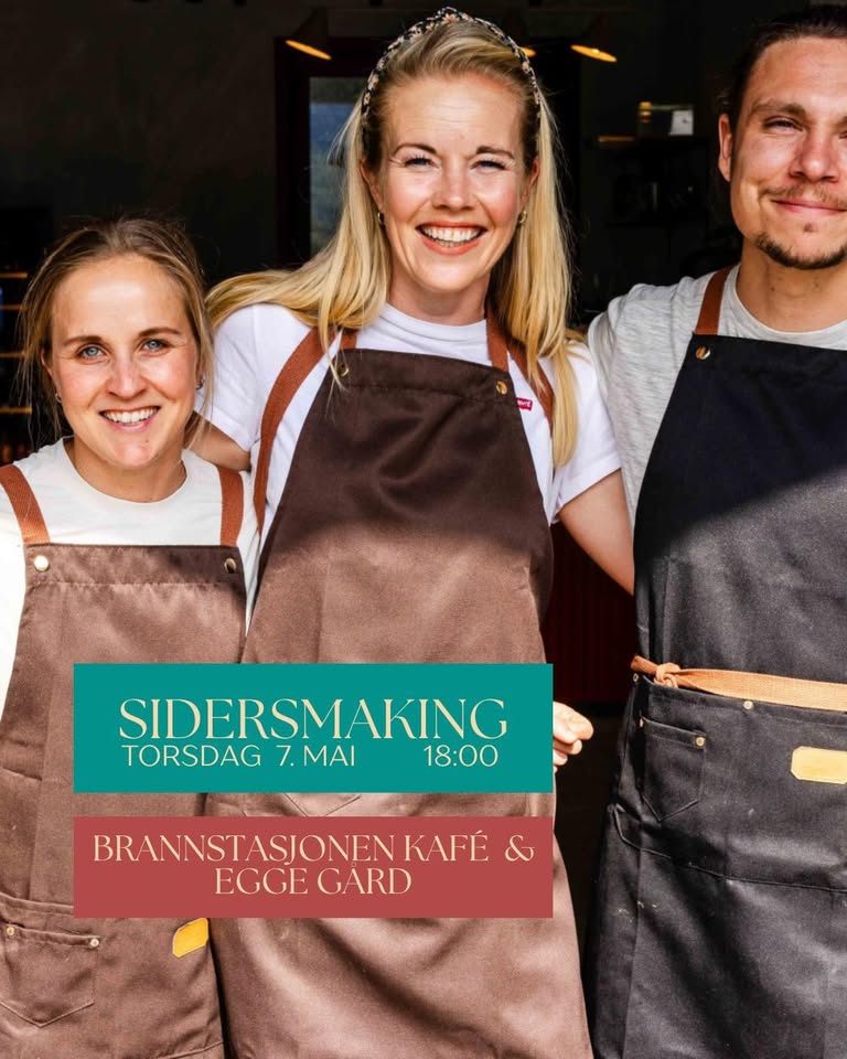 Sidersmaking på Brannstasjonen Kafé